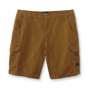 DieHard Men's Big & Tall Duck Canvas Cargo Shorts Size 48 Brown NWT Pockets